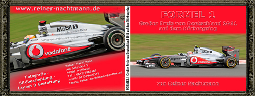 Fotobuch Formel 1 Nürburgring 2011