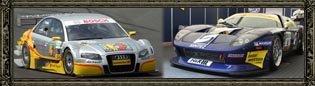 DTM Audi A4 und ADAC GT Masters Ford GT