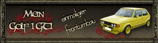 Mein Golf 1 GTI