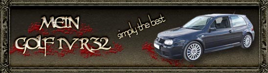 Mein Golf IV R32